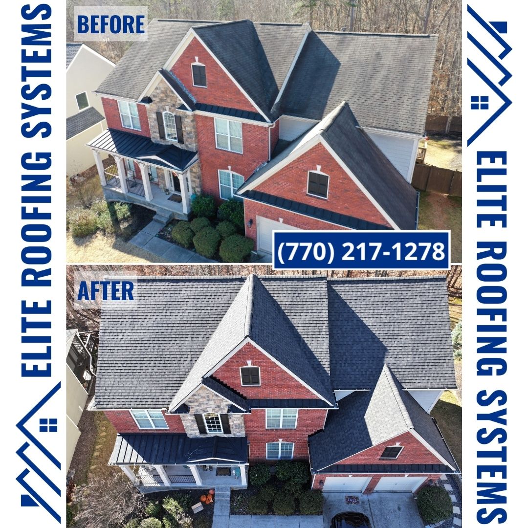 Beautiful Roof Transformation Completed in Canton, Georgia by Elite Roofing Systems